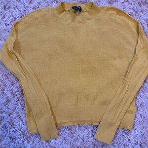 Express Yellow Women's Sweater